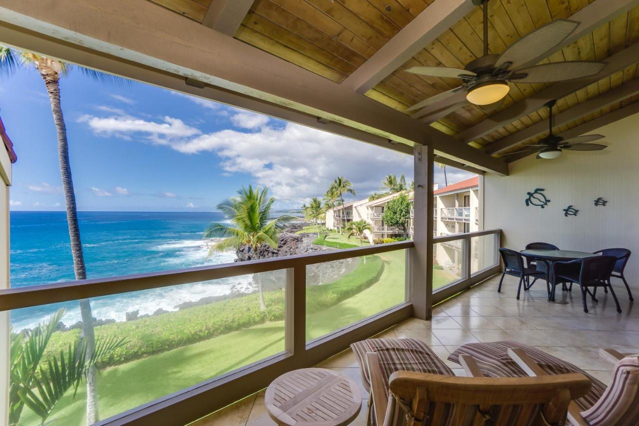 Luxurious 3 Bedroom / 2 Ba Direct Oceanfront Condo Kailua-Kona Eksteriør bilde
